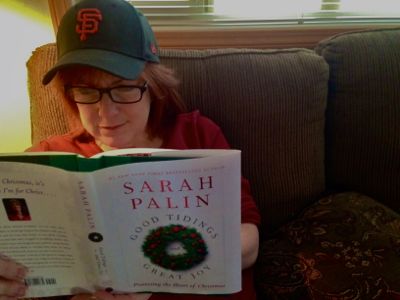 San Francisco logo is to Palin book, as garlic necklace is to vampire. It can't hurt to hope.